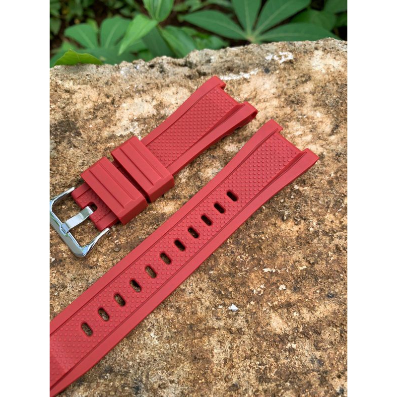 Strap Tali jam tangan karet gshock G shock Seri GST merah top Quality