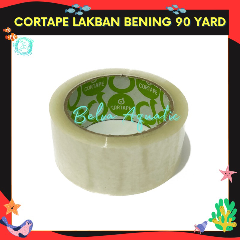 Lakban Bening Roll 100 Yard 2 Inch OPP Tape Isolasi Transparan 2&quot;