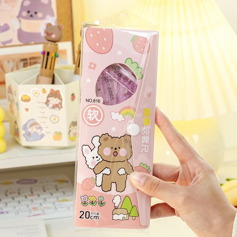 

Penggaris 1set 4in1