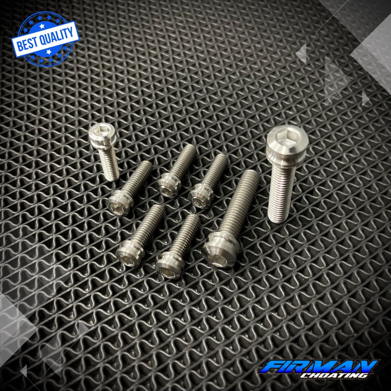 BAUT CUSTOM PROBOLT KUPINGAN LAMPU OVAL RX KING STENLIS STAINLES ANTI KARAT (Harga 8biji)