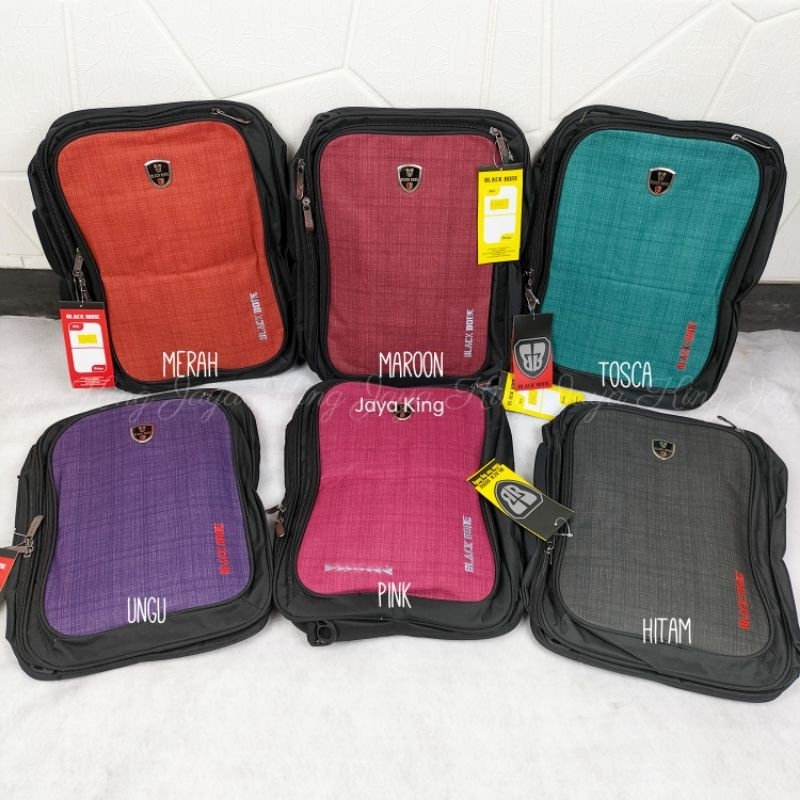 Tas Notebook 3in1 Blackbone Murah Ransel Selempang Jinjing Kerja Pria Wanita Multifungsi