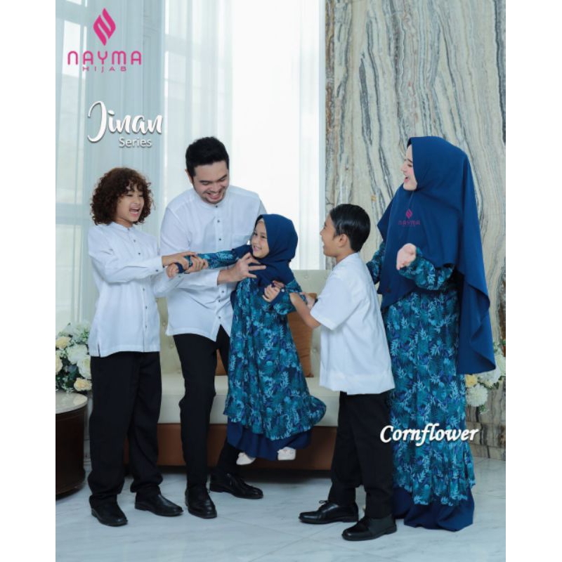 Sarimbit Jinan Series Cornflower by Nayma Hijab /  Fania Hijab