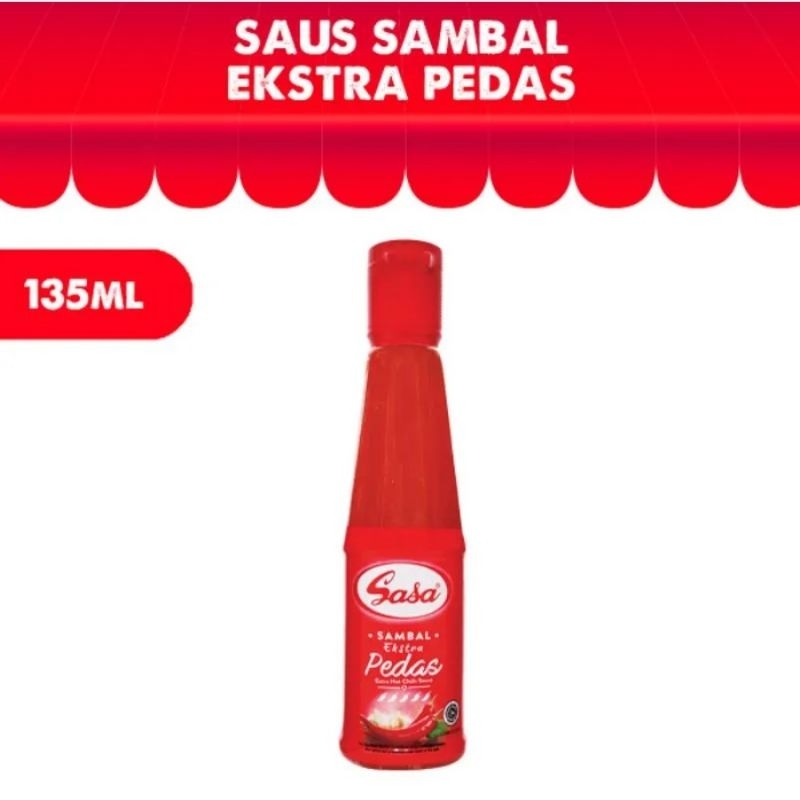 Sasa Sambal Extra Pedas 1 Botol 135 mL