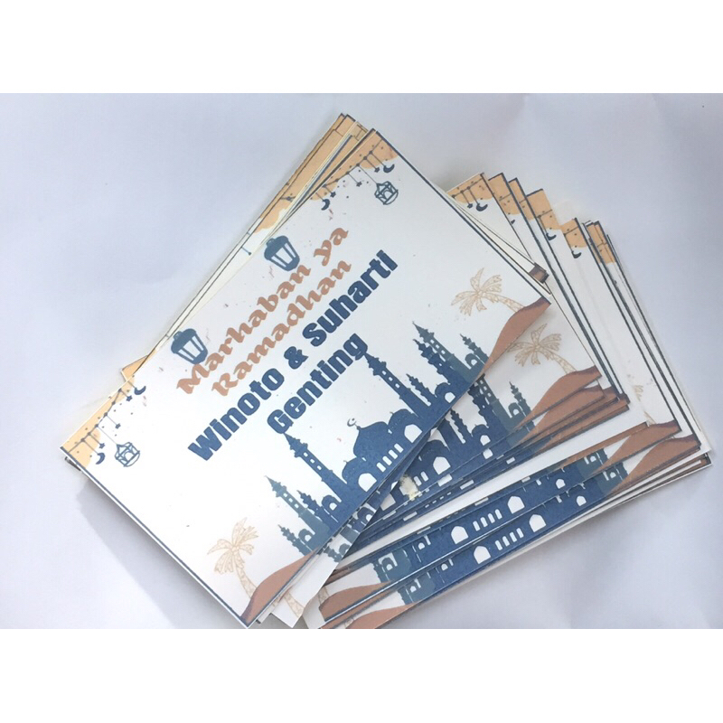 

Stiker parcel ramadhan dan idul fitri custom nama