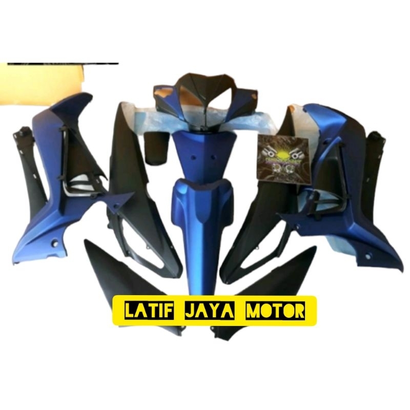 cover body supra x 125 batman biru doff 2007 2010 2012