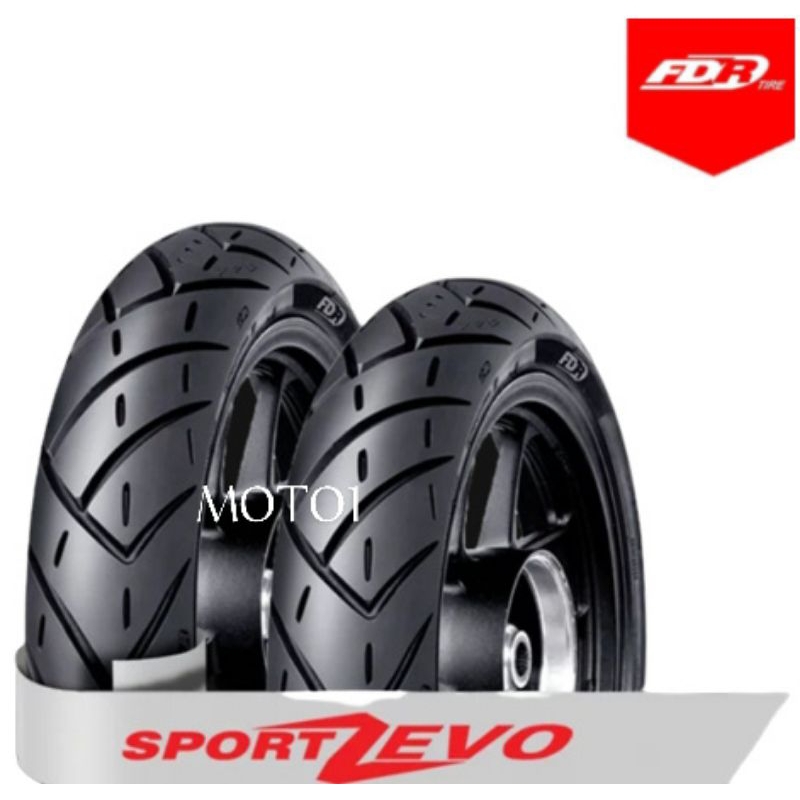 PAKET - BAN NMAX  120/70-13 DAN 140/70-13 FDR SPORT ZEVO TUBELESS - Free pentil tubeless - dot 2023