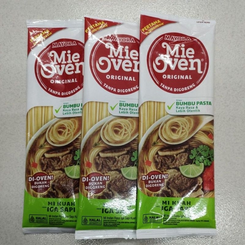 

Mie oven iga sapi