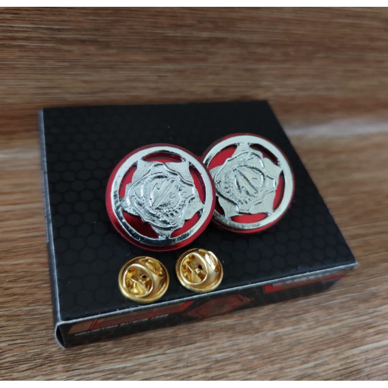 Pin Satpam Monogram Kerah  EXCLUSIVE Bac Bahan Bagus