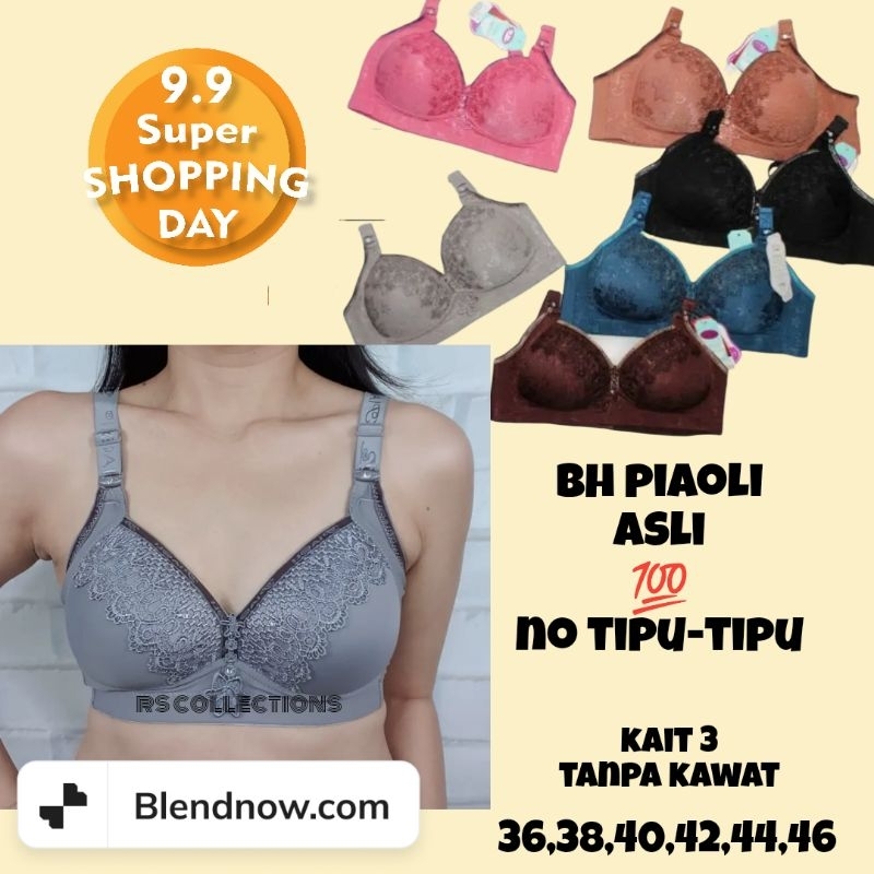 Bh Piaoli Busa Kait 3 Tanpa Kawat Cup Besar