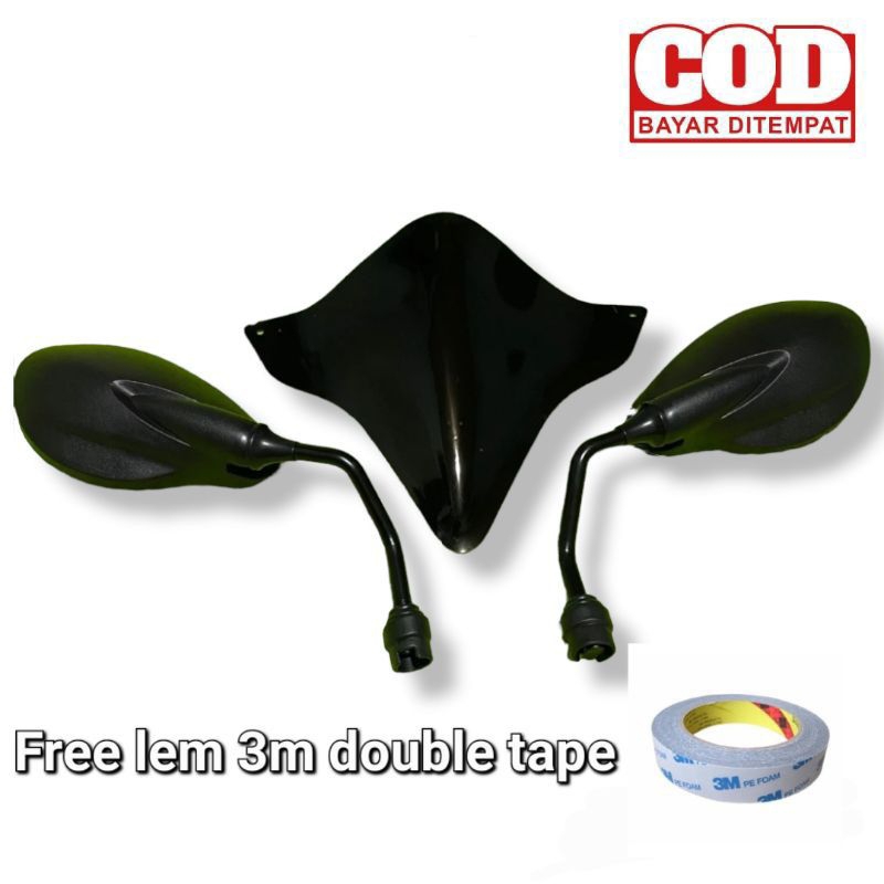 Promo paket variasi Beat esp 2016 - 2023 Spion X1 / Visor Beat