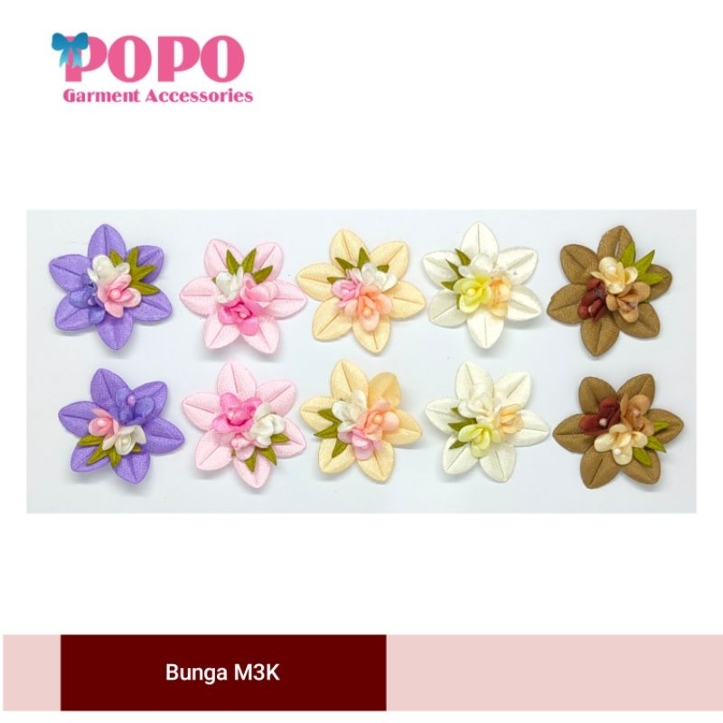 bunga kelopak kecil ( 12pcs ) Rp8500