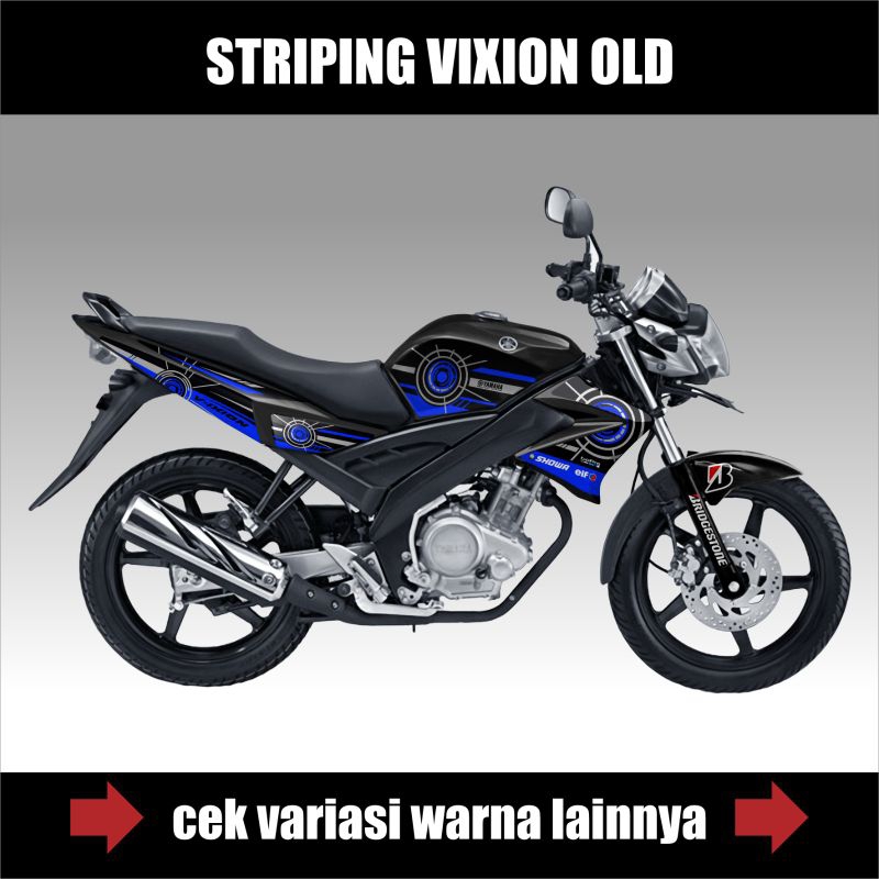 Stiker Striping Lis Variasi Motor Vixion Old Lis Body Motor