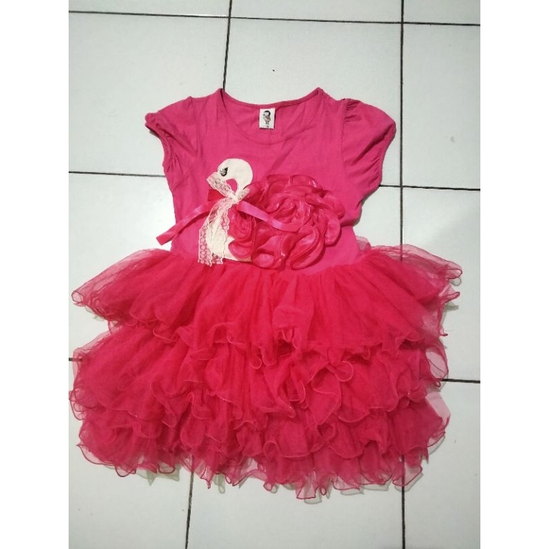 Preloved dress tutu anak