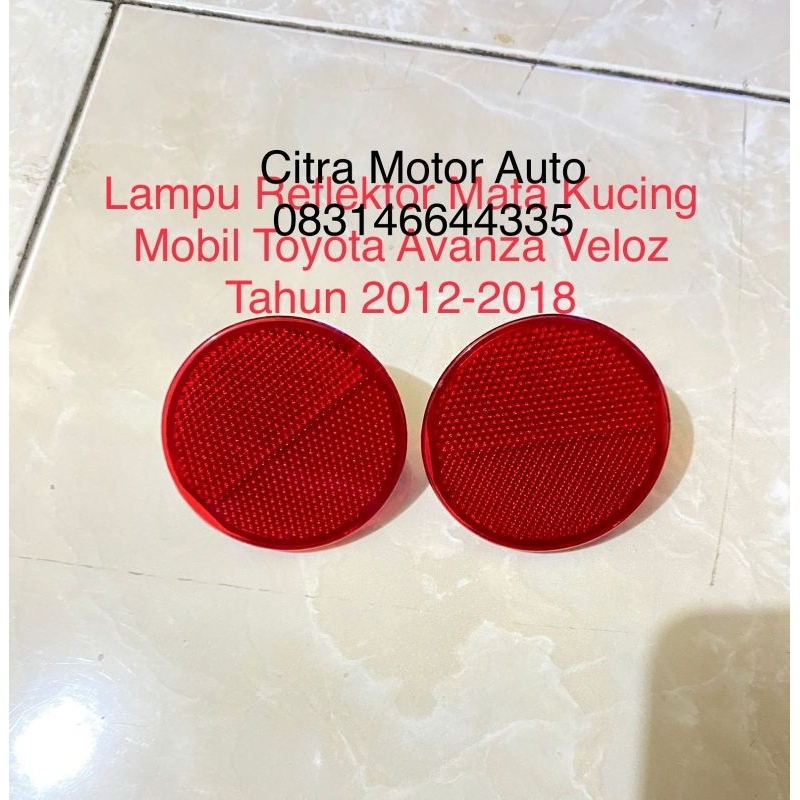 Reflektor mata kucing mobil touota avanza veloz 2012-2018