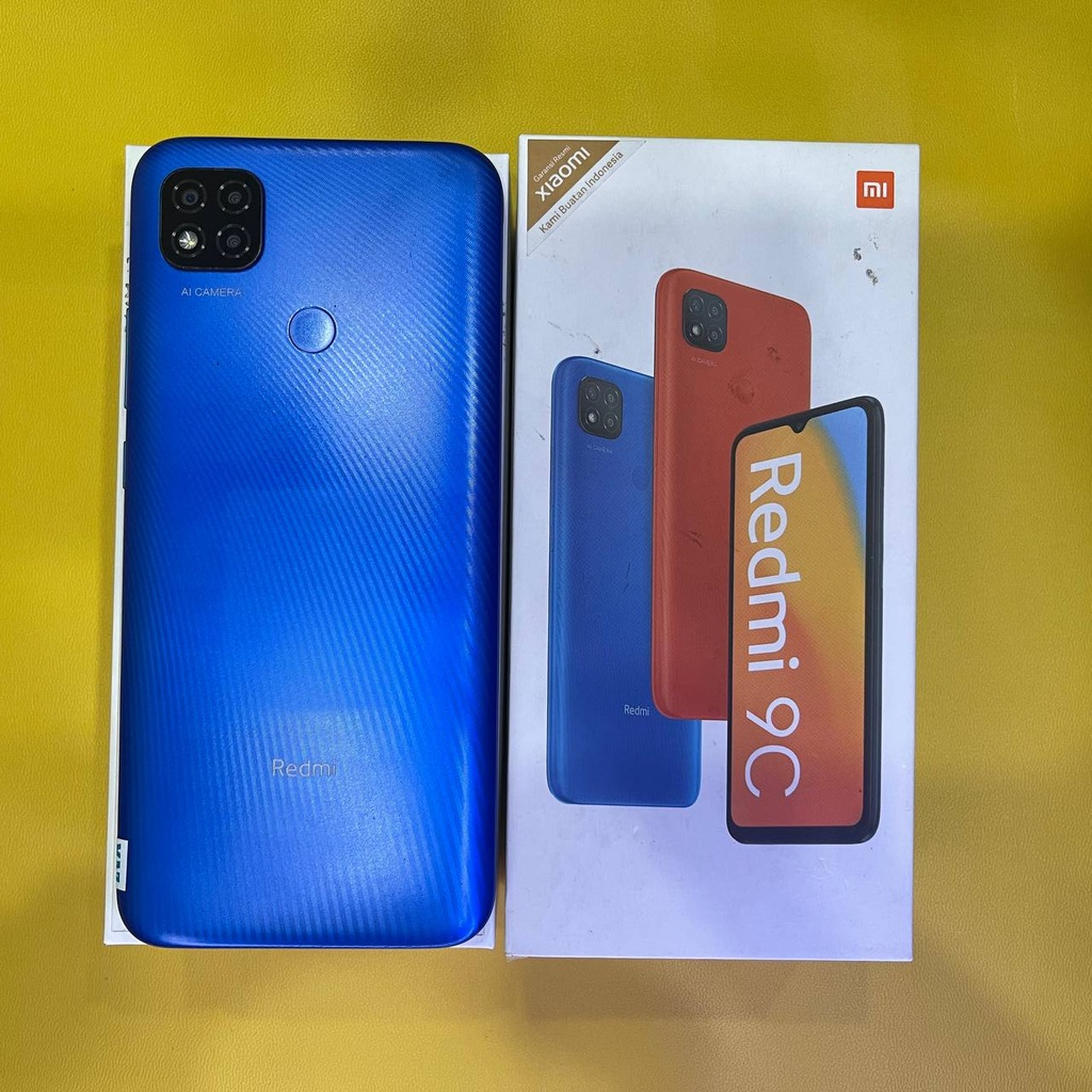 XIAOMI REDMI 9C 3/32GB Second Mulus No Minus Bekas Seperti Baru