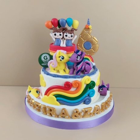

LITTLE PONY DAN FIGUR UK 15CM / KUE ULANG TAHUN