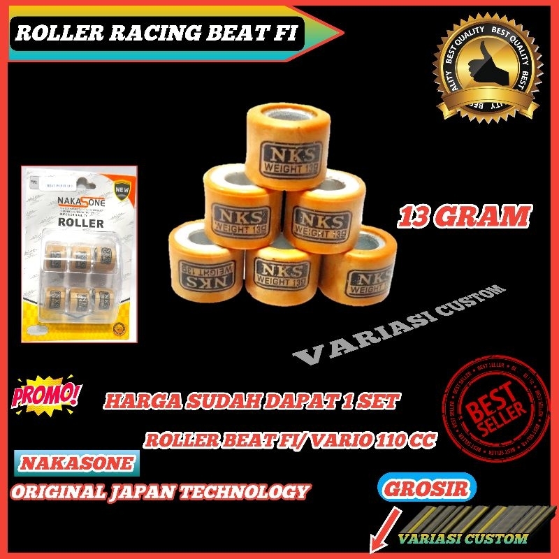 ROLLER ROLER BEAT FI POP BEAT ESP BEAT STREET SCOOPY FI VARIO KARBU 13 GRAM GR ORIGINAL NAKASONE