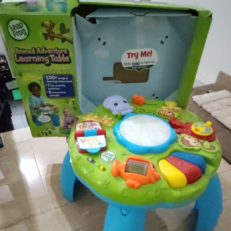 [preloved] Leap Frog Animal Learning Table untuk usia 6-36 bulan | Mainan bayi anak balita ada suara musik lagu