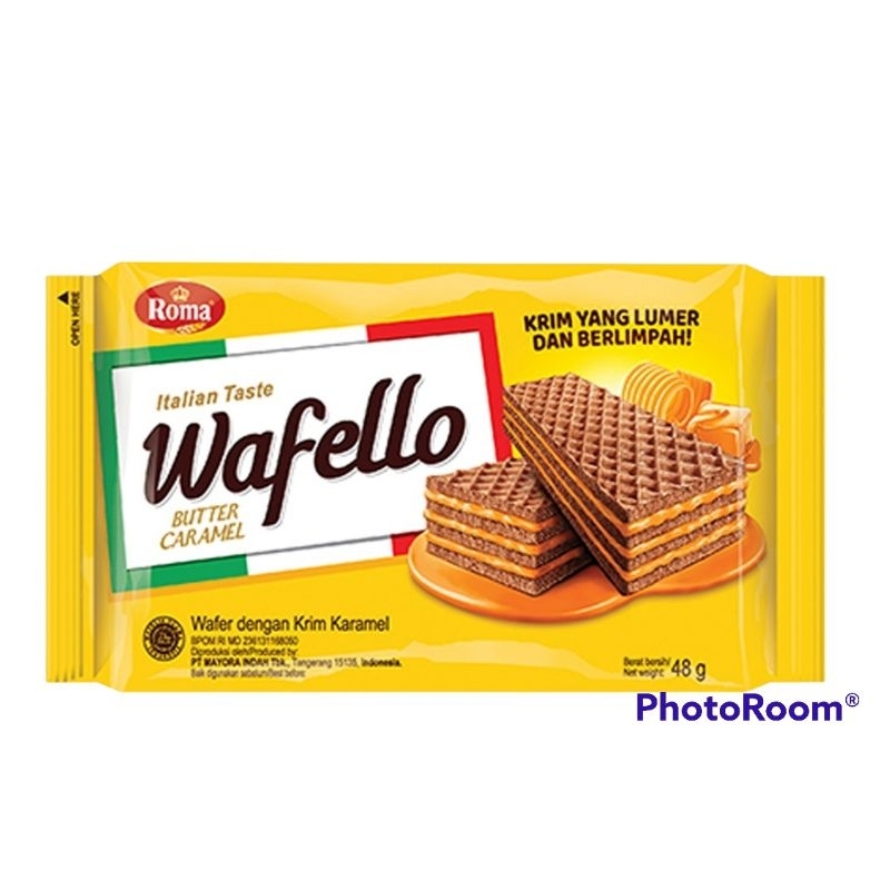 

Roma Wafello Wafer Mayora 37,5 gram