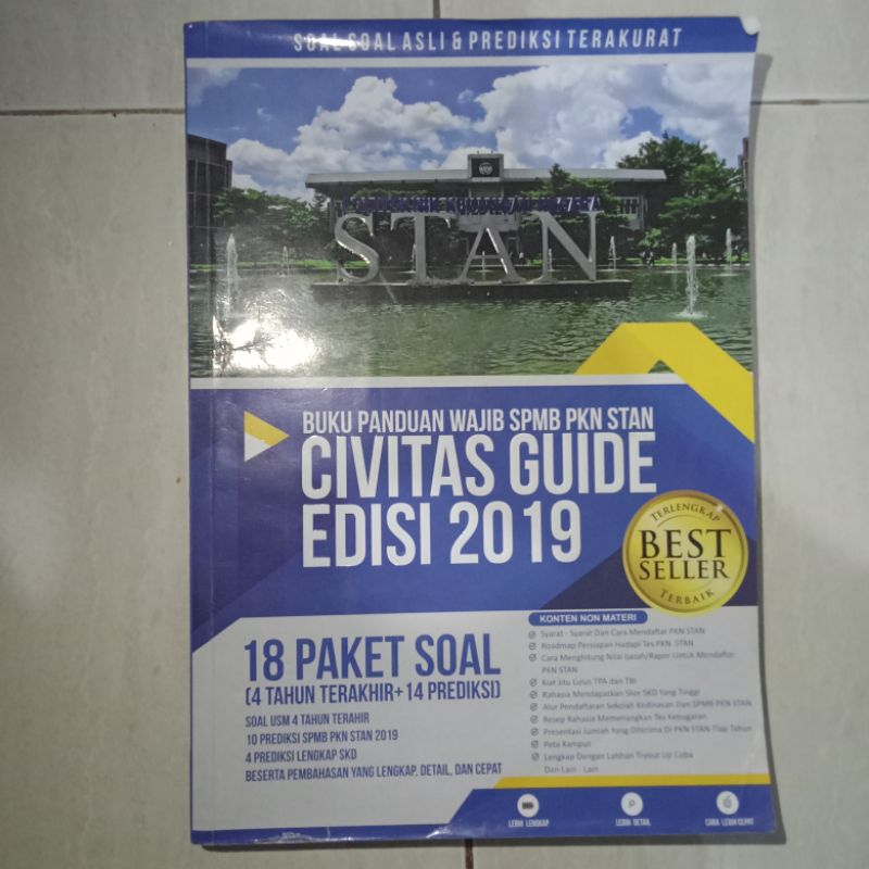 

Buku Panduan Wajib SPMB PKN STAN dan SKD (kondisi masih layak)