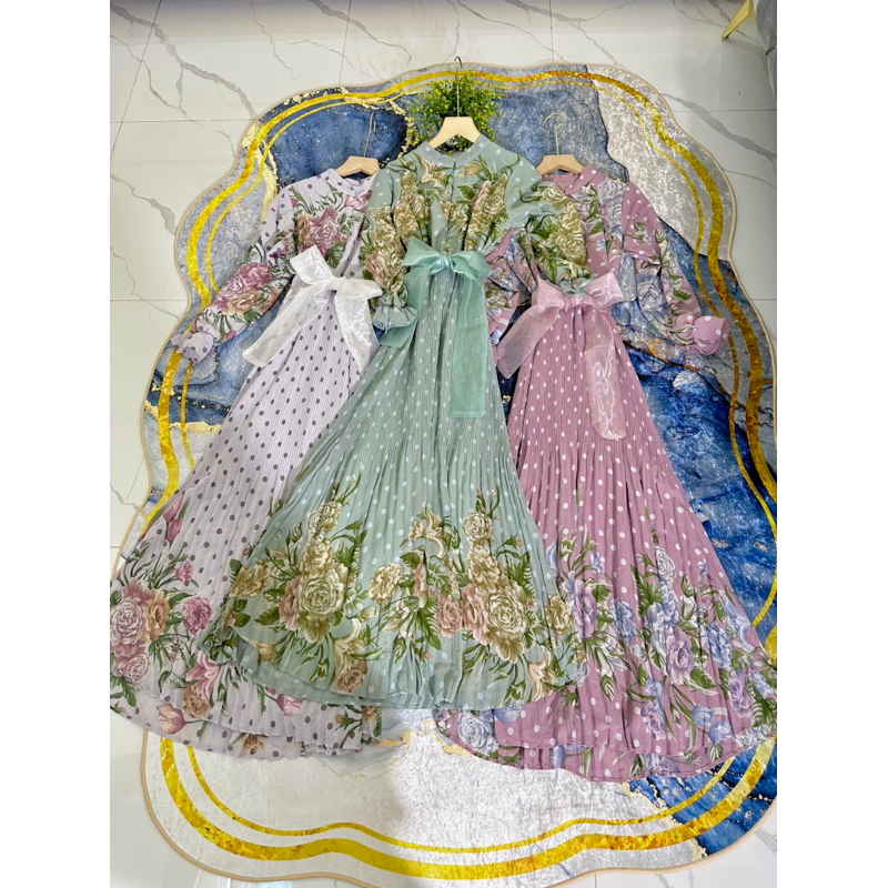 maxi cerutty plisket bunga