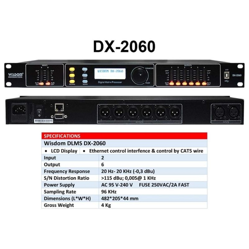 dlms management WISDOM DX 2060 ORIGINAL GARANSI RESMI WISDOM DX2060