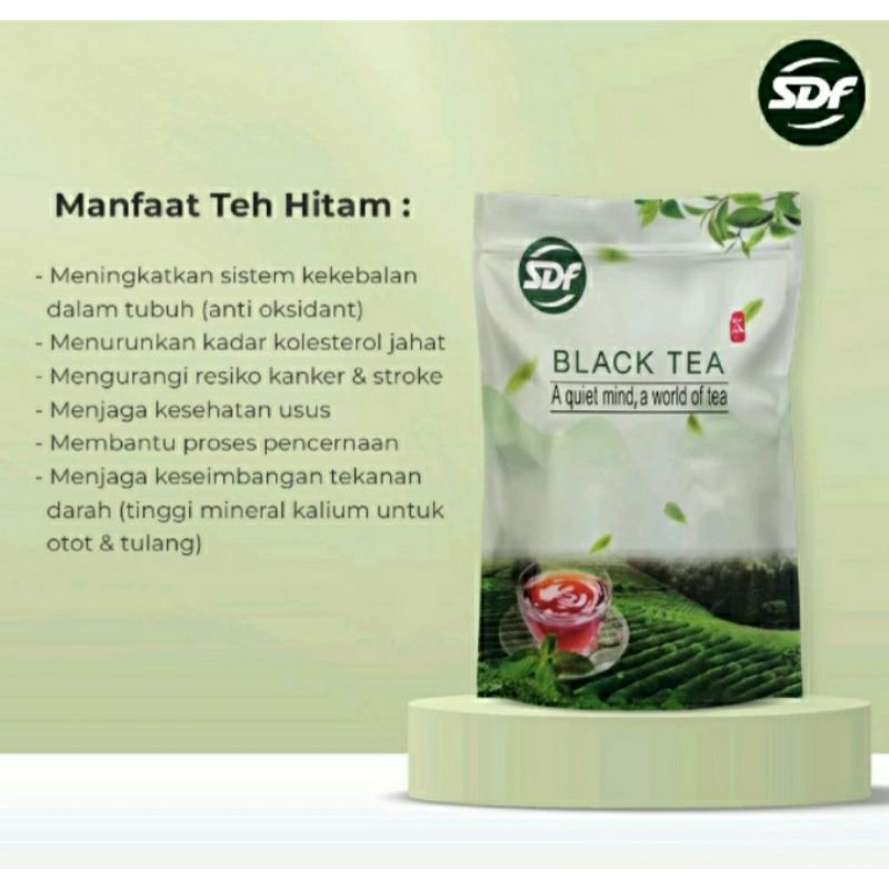 

Black tea / teh hitam orginal asli SDF premium isi 500 gram