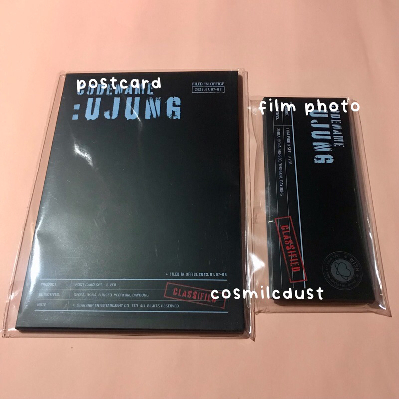[ready stock] wjsn fancon codename : ujung postcard / film photo set versi B