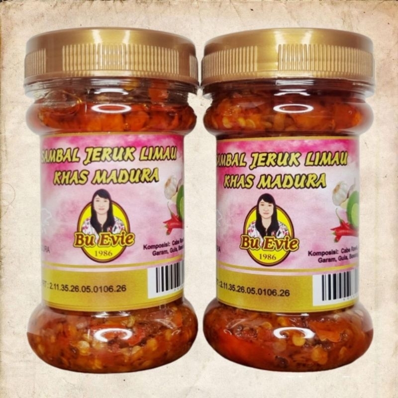 

Sambal Jeruk Limau "Bu Evie" 150 gram