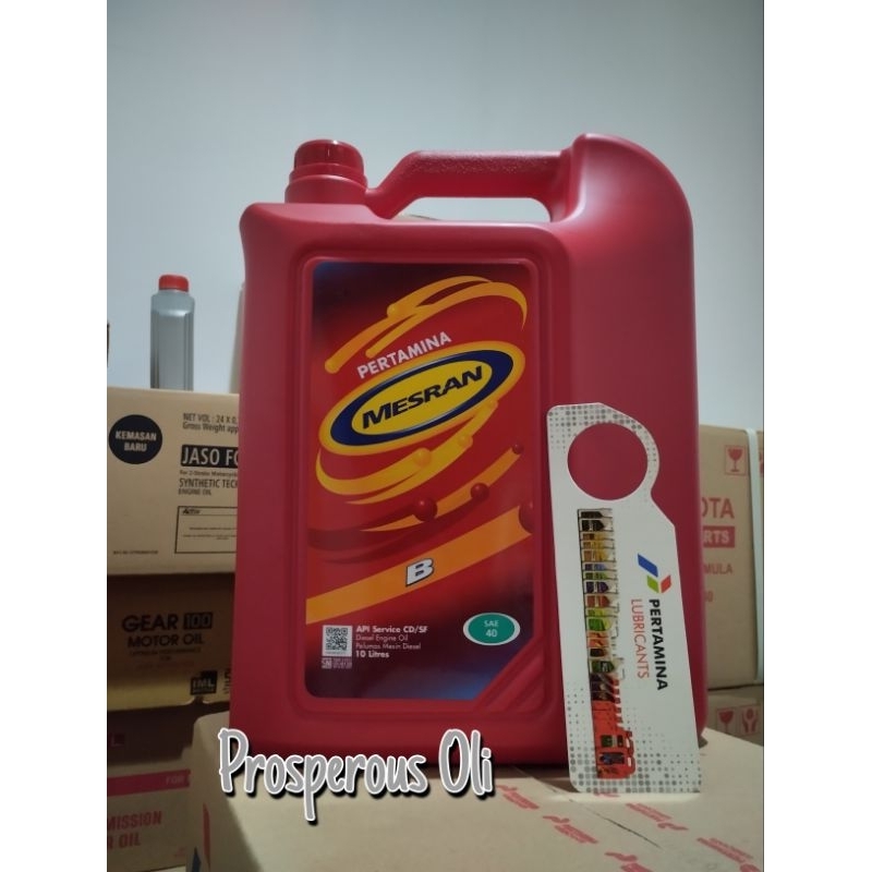 Oli Mesran B40 10 Liter Galon - Oli Pertamina | Oli Diesel / Oli Mesin / Oli Mobil / Pelumas Mesin D