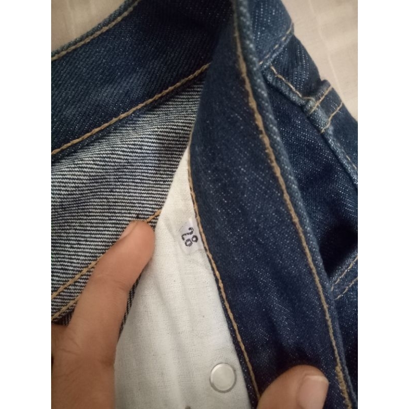 people meet denim 16oz blue selvedge