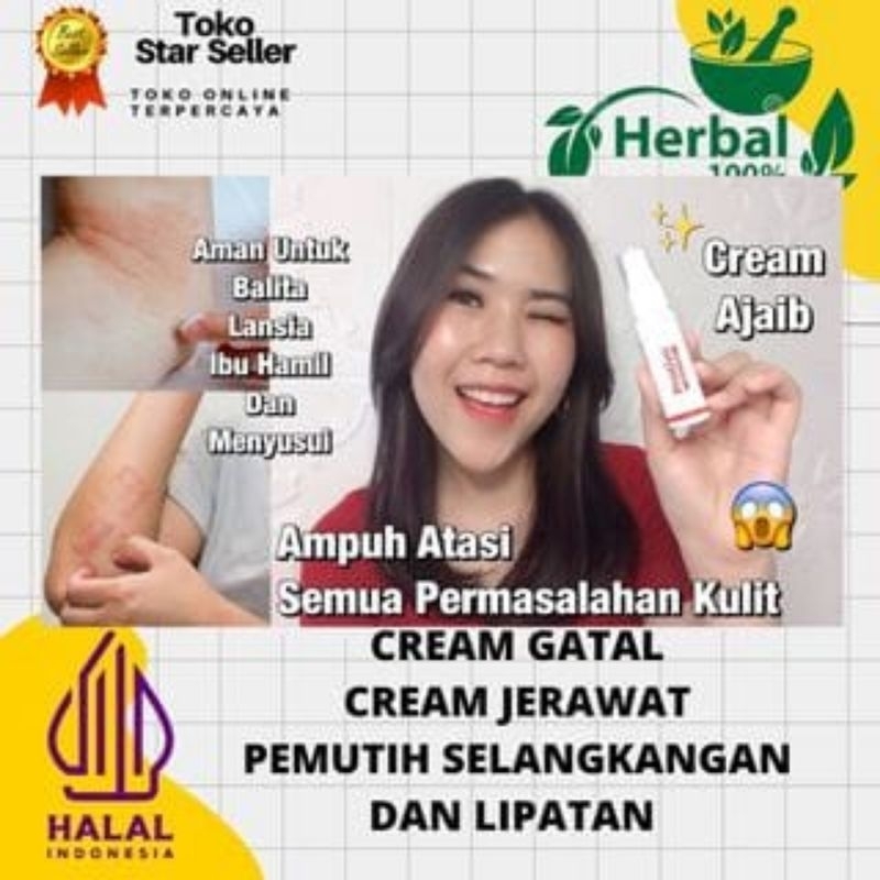 Original Protivo Natural Cream Obat Gatal, Jerawat, Kudis, Kurap, Kulit Exsim