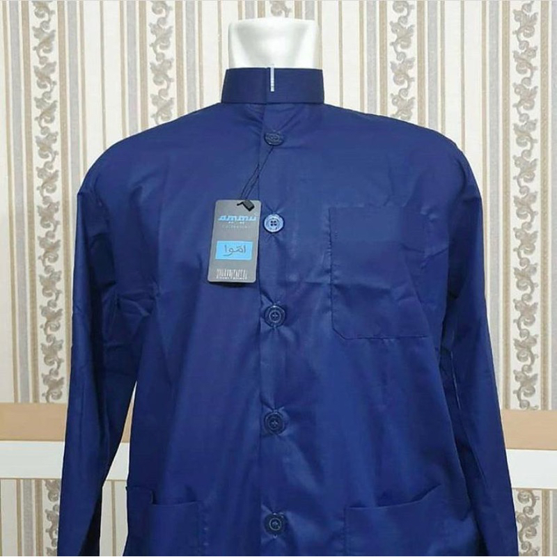 Baju Koko AMMU Biru Dongker/Navy Termurah