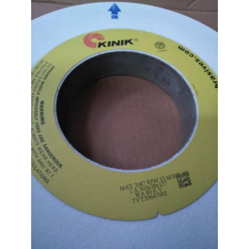 (UTC) Grinding wheel Kinik 305 x 38 x 127 WA60JV