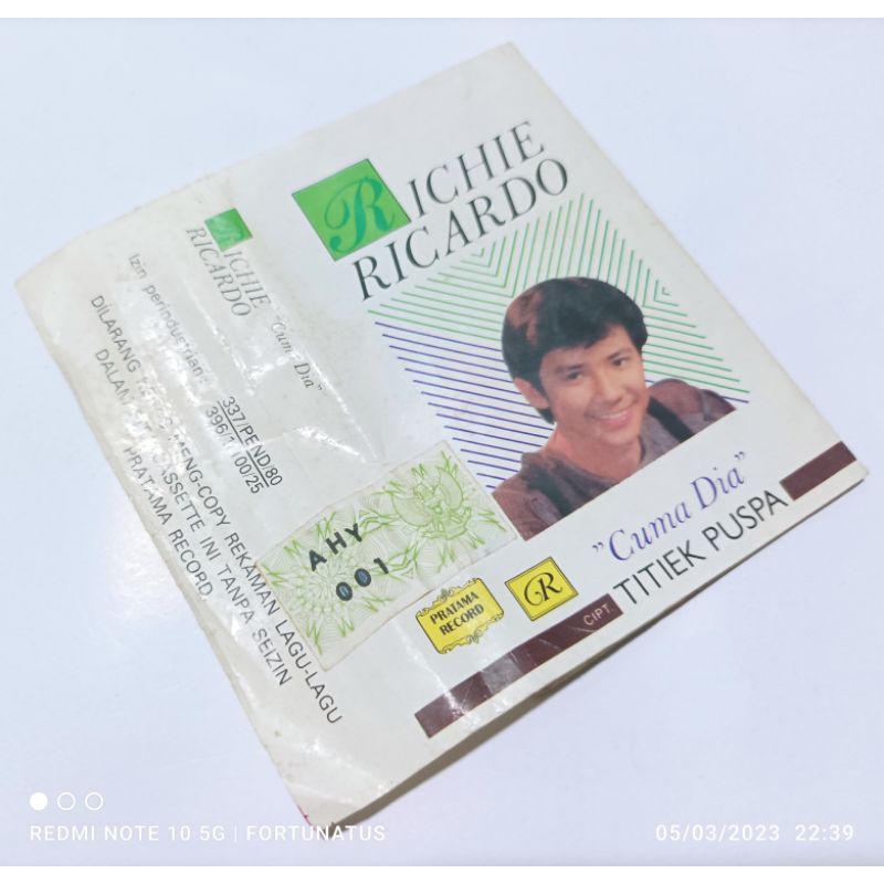 Kaset Richie Ricardo album cuma dia
