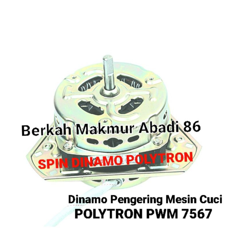 Mesin Dinamo Spin / Pengering Mesin Cuci POLYTRON PWM 7567 Spin Pengering Polytron Pwm7567