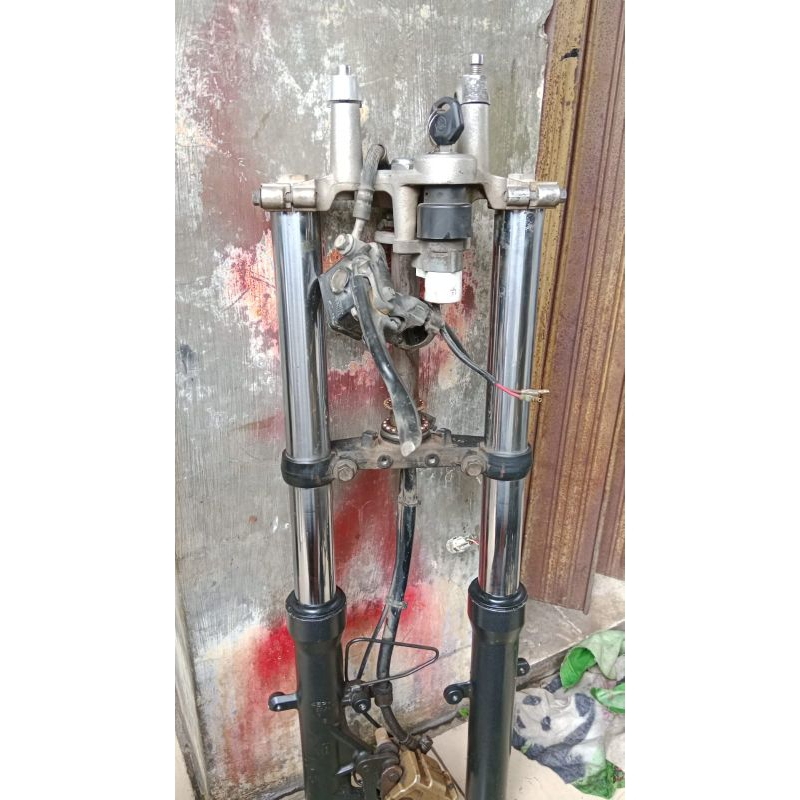 Shock Depan YamahA Bison /PNP GL/RX King/Megapro fulset pengereman original copotan