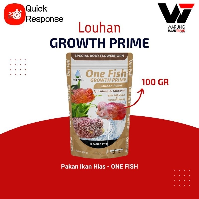One Fish Pelet Louhan Growth Prime 100gr