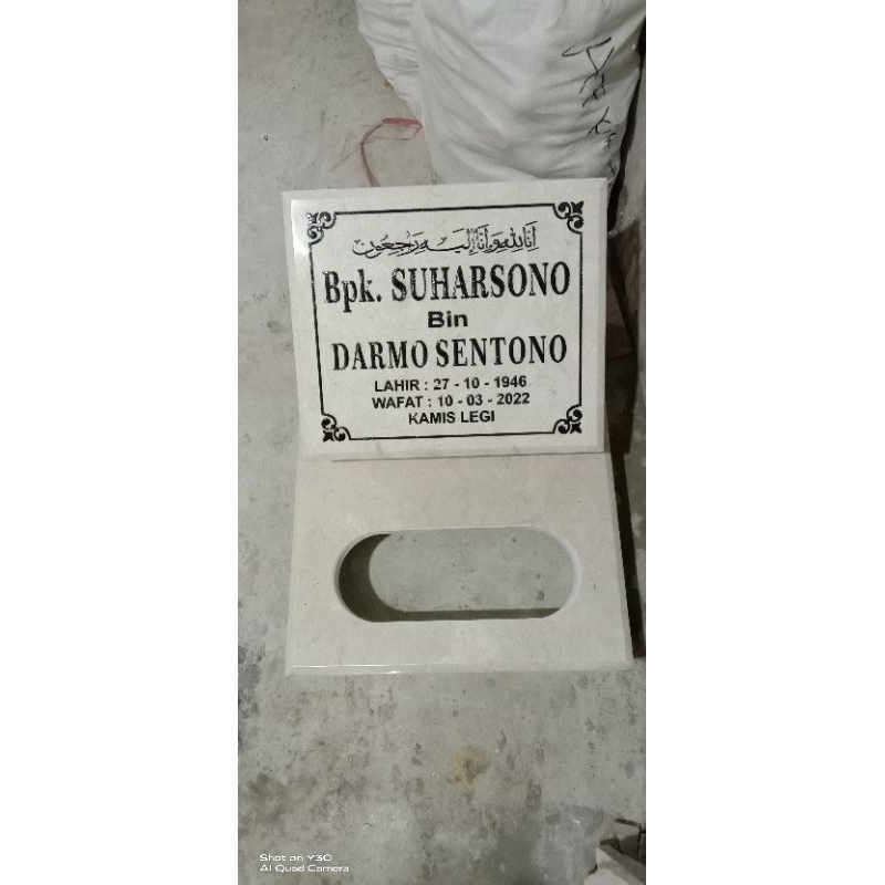 BATU NISAN MARMER / KIJING MARMER