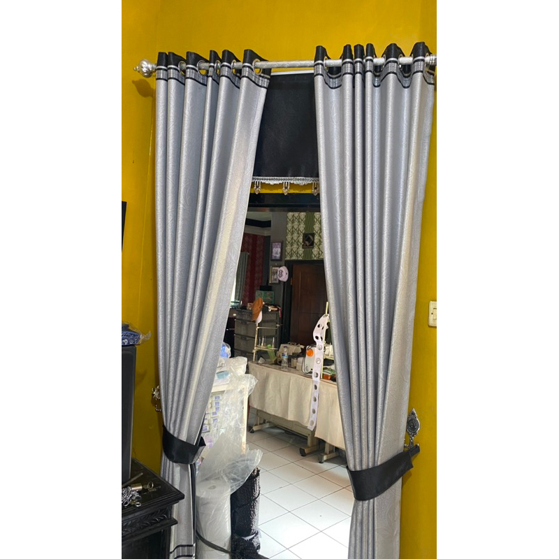 GORDEN BLACKOUT IMPOR MOTIF PELANGI/GORDEN JENDELA/GORDEN PINTU