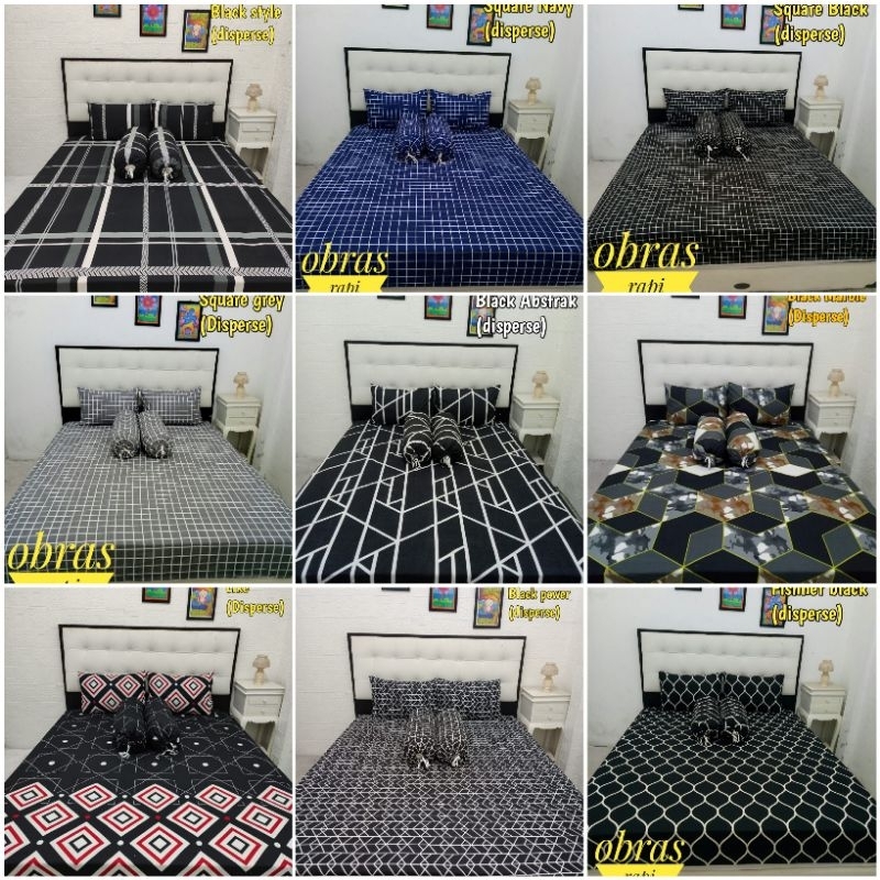 sprei homemade,sprei aesthetic,sprei abstrak sprei hitam putih