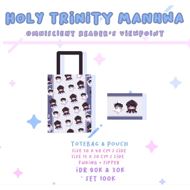 Totebag Pouch | Holy Trinity Manhwa | ORV | Dokja Joonghyuk