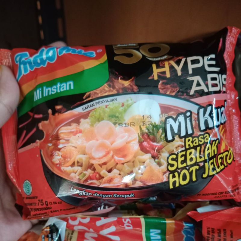 

Indomie kuah seblak per 5 pcs