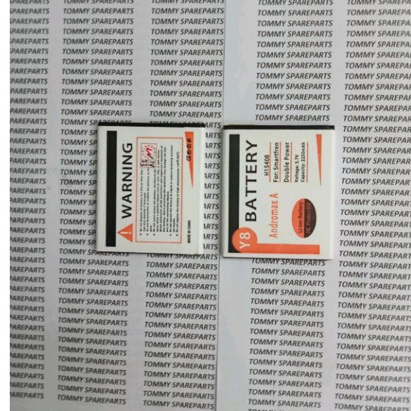 BATT BATERE BATRE BATERAI BATTERY ANDROMAX A A16C3H ANDROMAX B A26C3H H15408 Y8 DOUBLE POWER