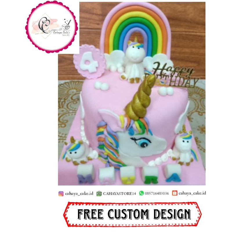 

Kue Ulang Tahun Unicorn / Kue Ultah Unicorn / Unicorn Cake / Kue Ultah Anak