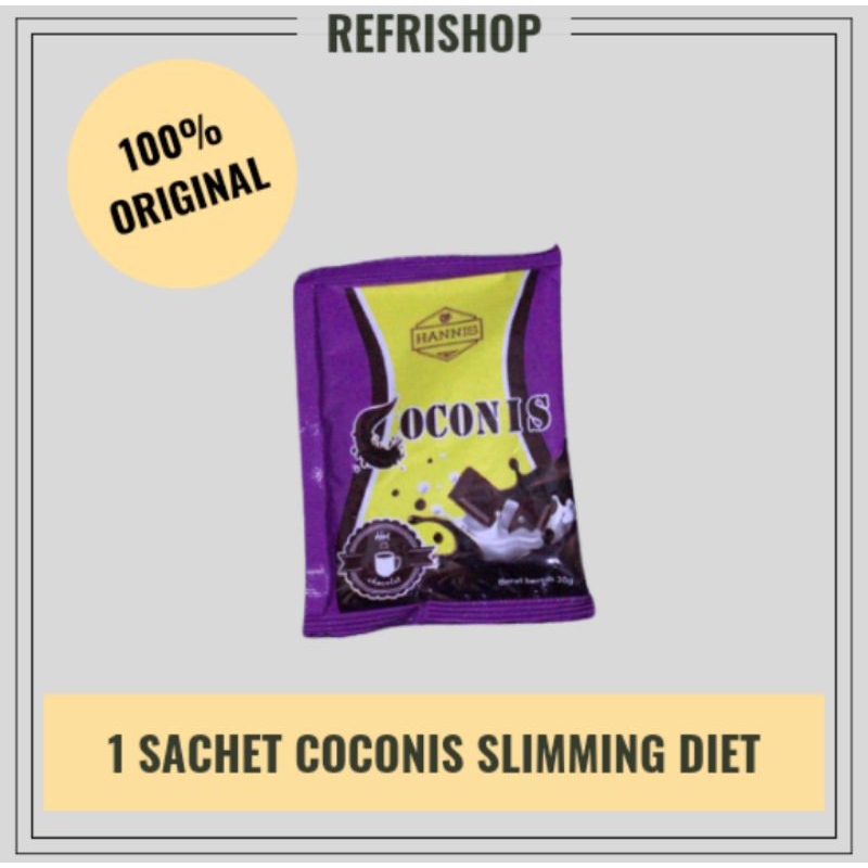 COCONIS SLIMMING DIET PELANGSING TUBUH ORIGINAL DAN MAMPU MELANCARKAN PENCERNAAN & DETOX TUBUH