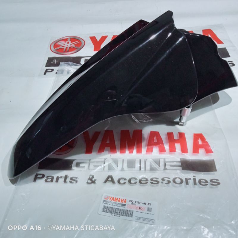spakbor depan Mio smile warna hitam slebor depan Mio sporty th 2009 warna hitam original
