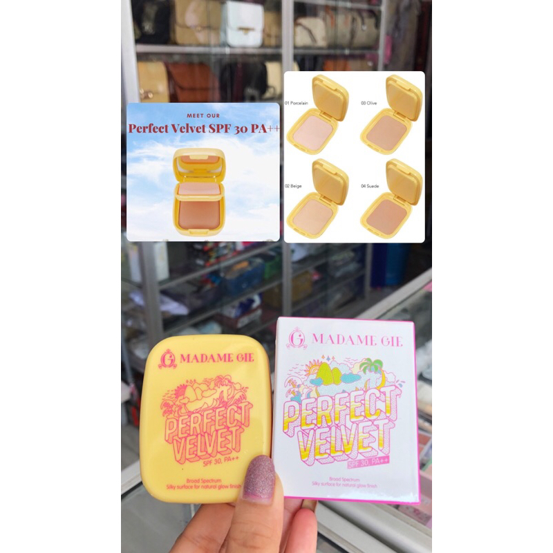 MADAME GIE PERFACT VELVET SPF 30 PA++/BEDAK PADAT/BEDAK VIRAL