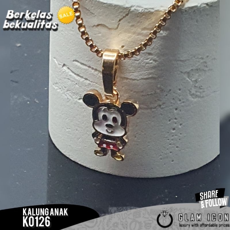 Kalung Anak Motif mikee kid imut K0126