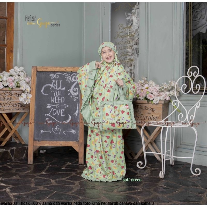 Mukena Anak Hafizah Sajadah Fashion Gayo